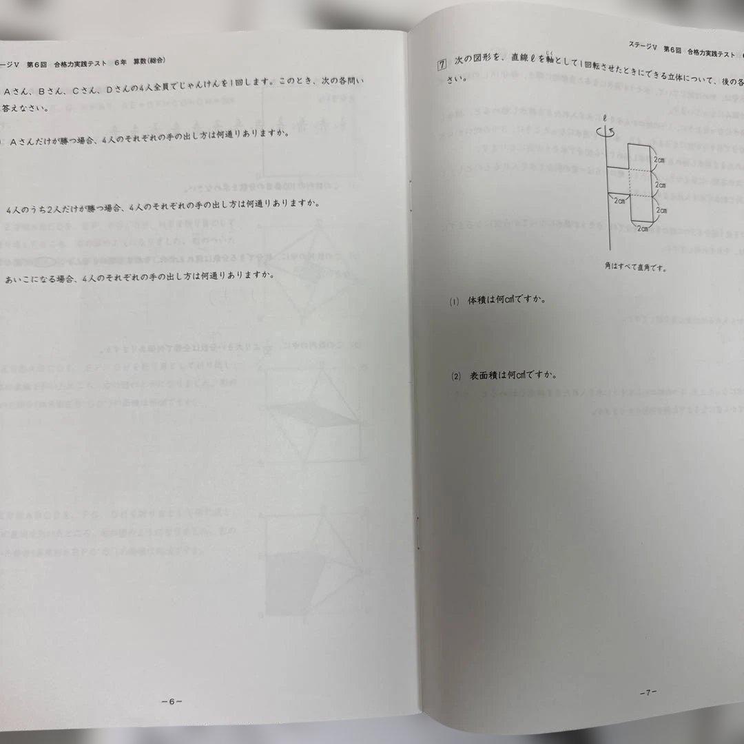 [25年最新] 日能研6年 後期合格力育成 合格力実践テスト12回分(Mクラス)