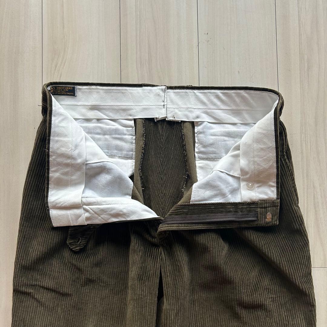 80s ブルックスブラザーズ コーデュロイパンツ USA製 35×29 オリーブ