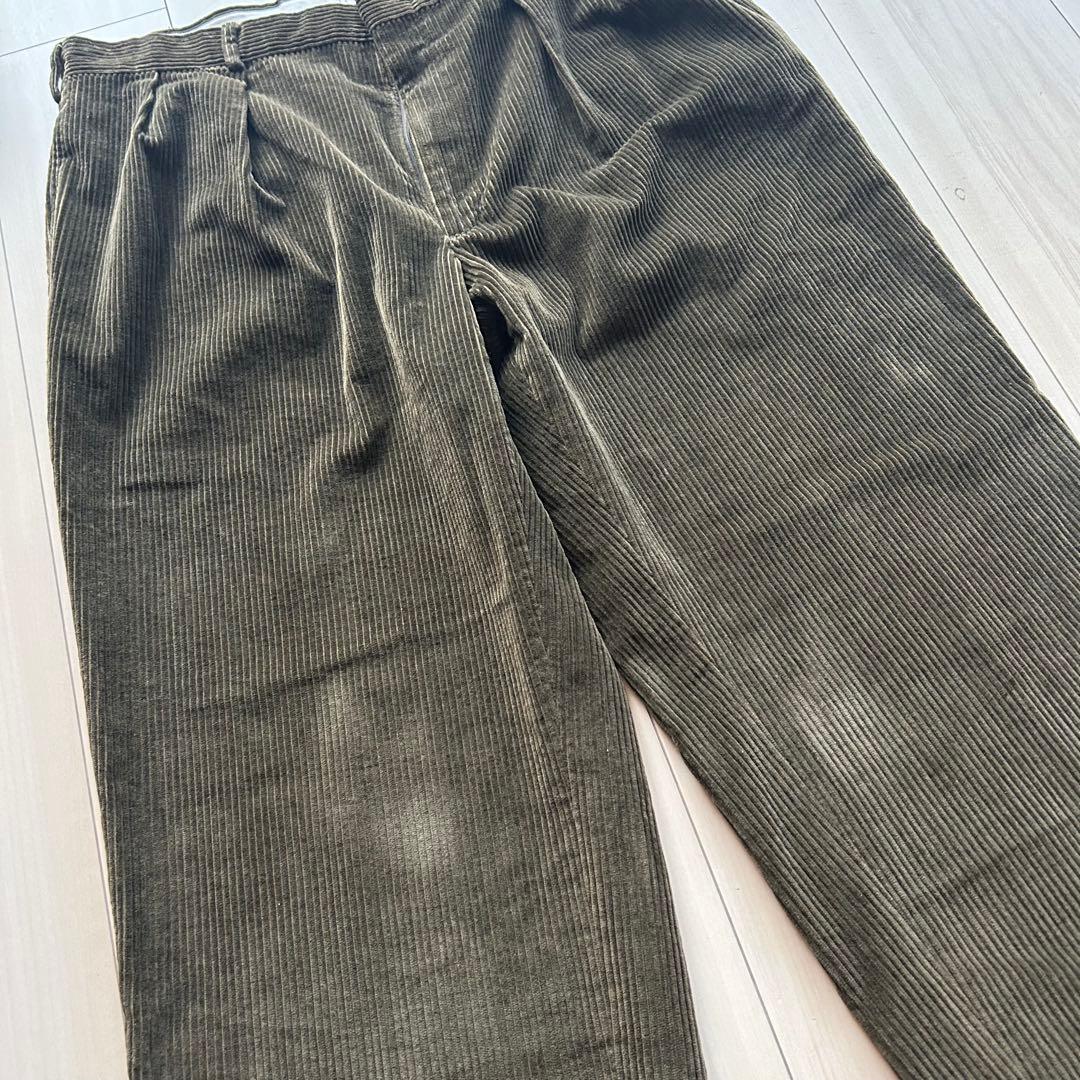 80s ブルックスブラザーズ コーデュロイパンツ USA製 35×29 オリーブ