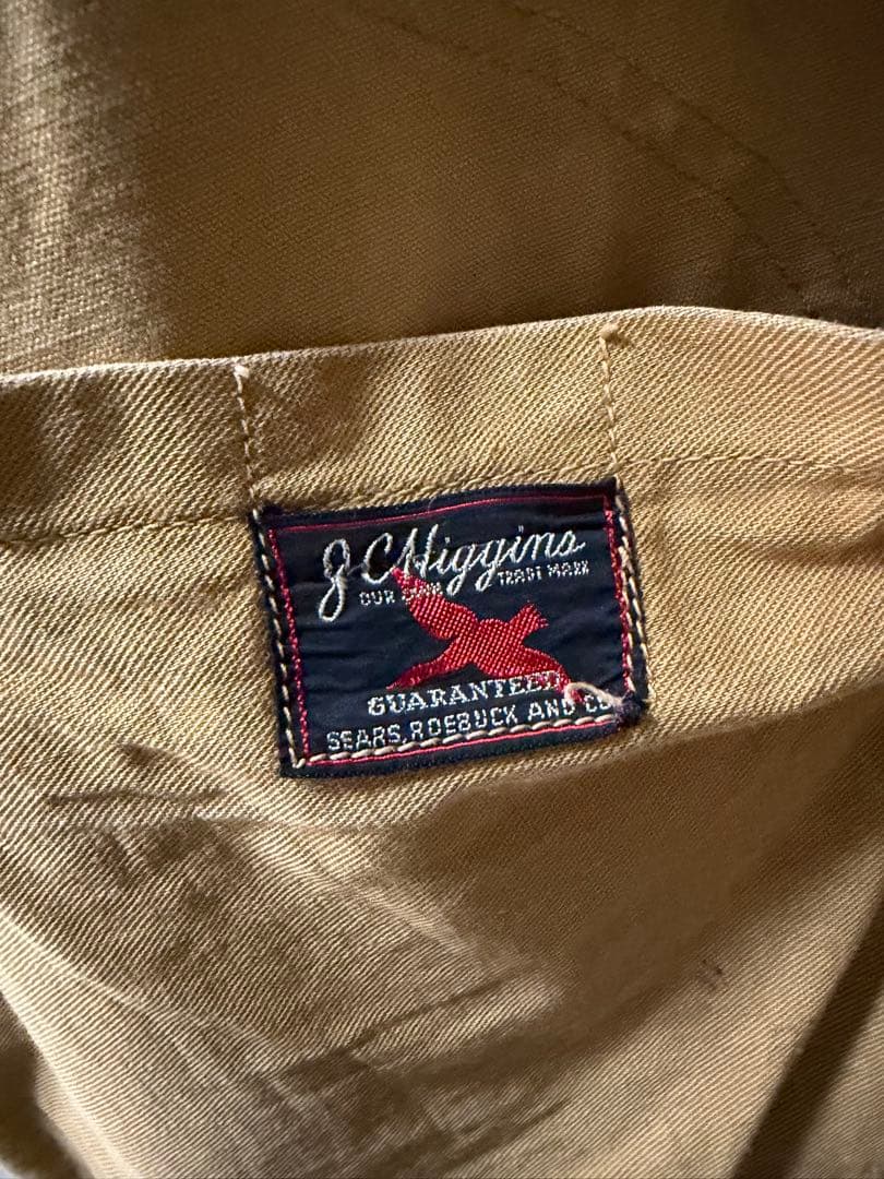 50s SEARS \"JC HIGGINS\" ハンティングジャケット ベージュ