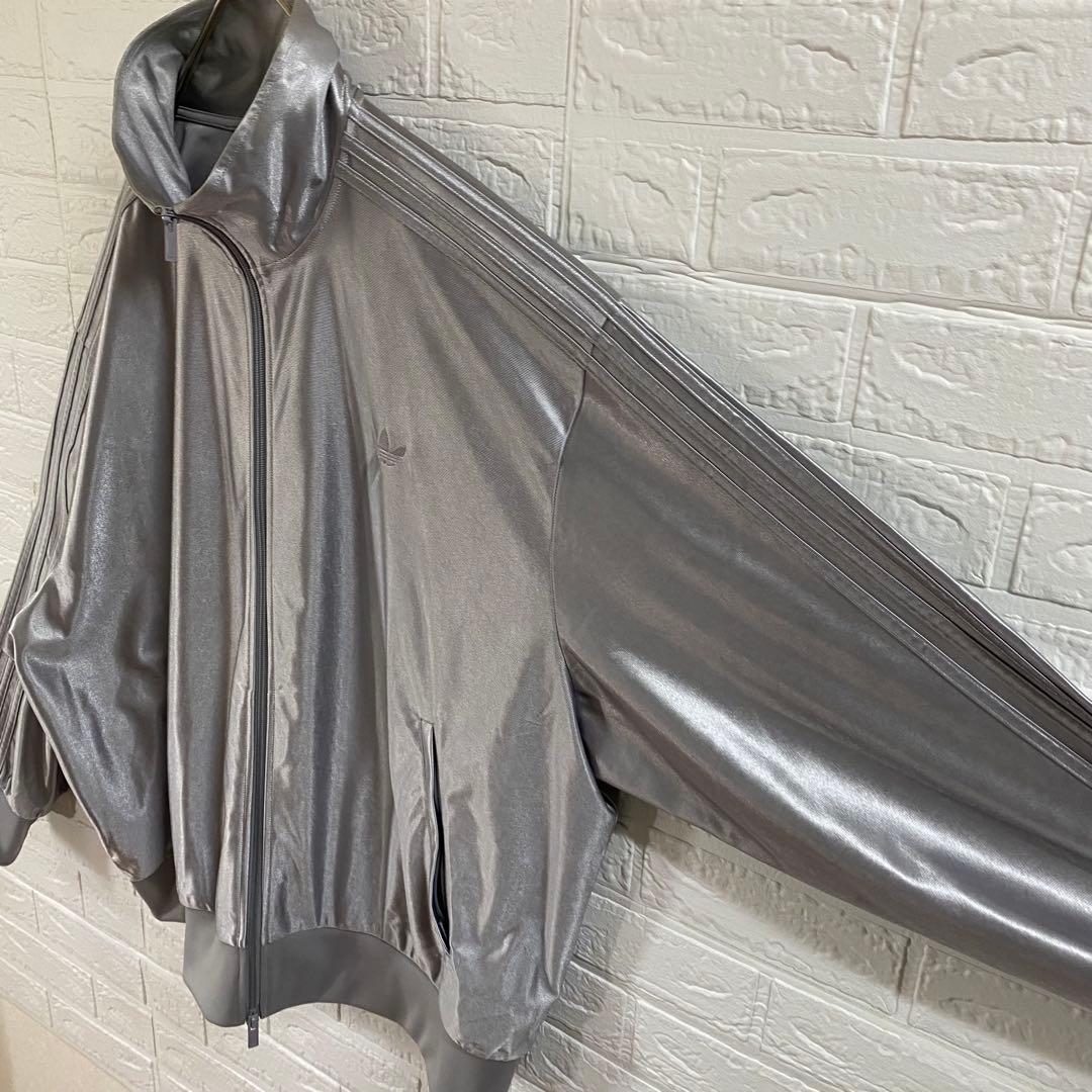 アディダス　ファイヤーバード　超オーバーサイズトラックジャケット　メタリック