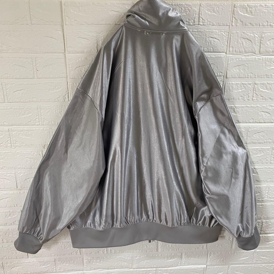 アディダス　ファイヤーバード　超オーバーサイズトラックジャケット　メタリック