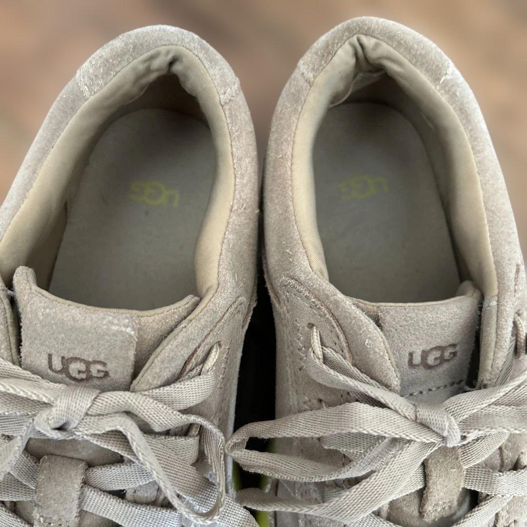 UGG 厚底スニーカー MARIN MEGA LACE ベージュイエロー　23