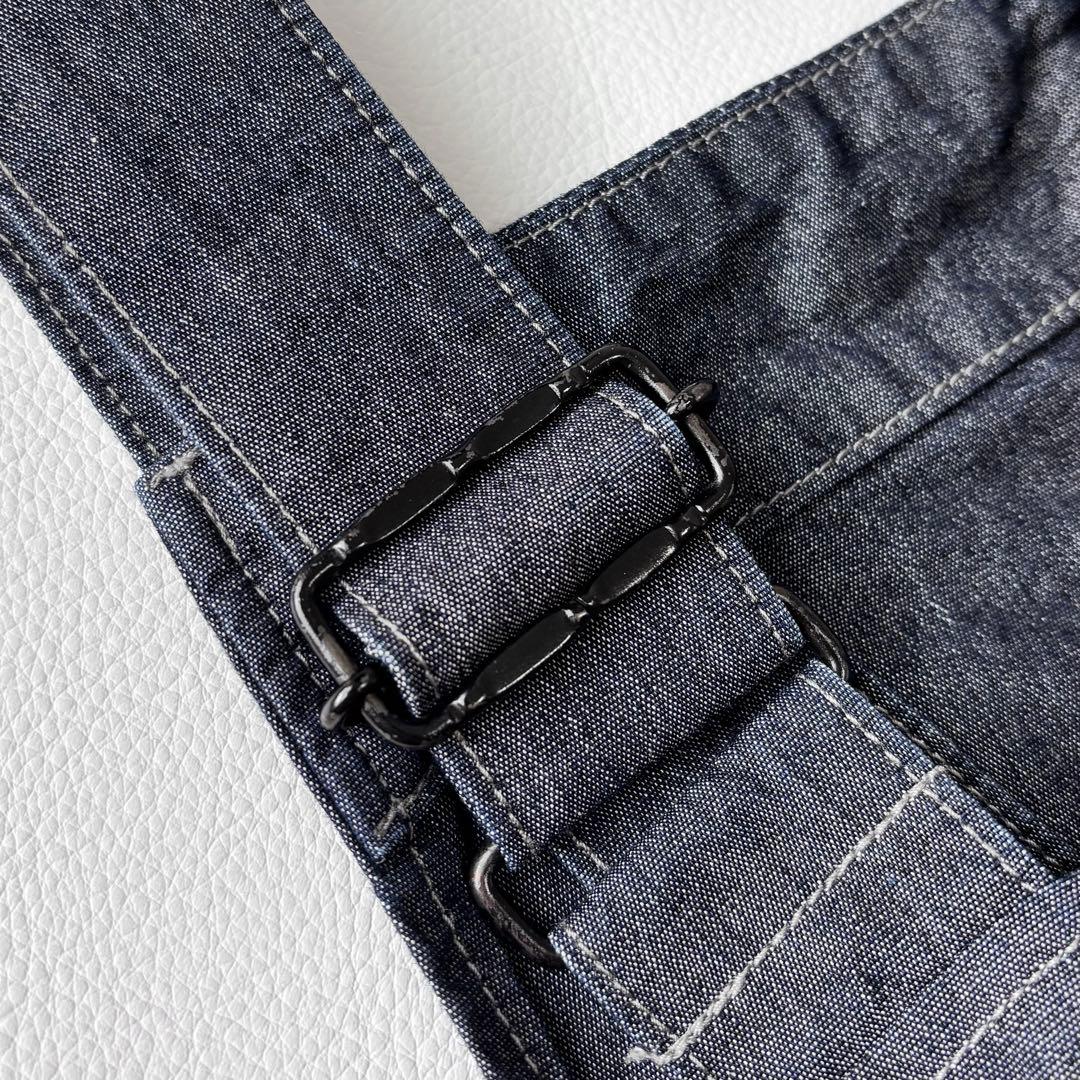 OUTIL ウティ サロペット オーバーオール コットン シルク シャンブレー