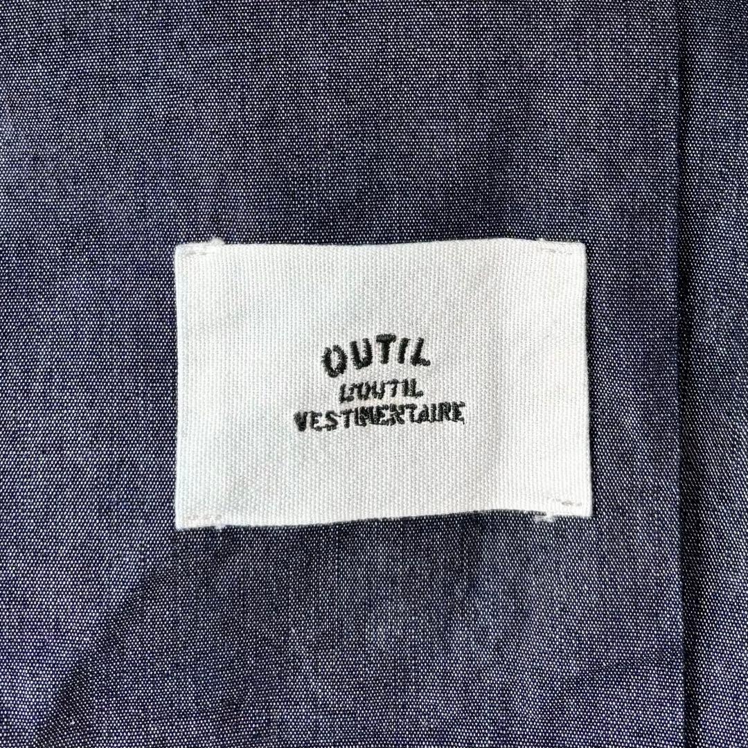 OUTIL ウティ サロペット オーバーオール コットン シルク シャンブレー
