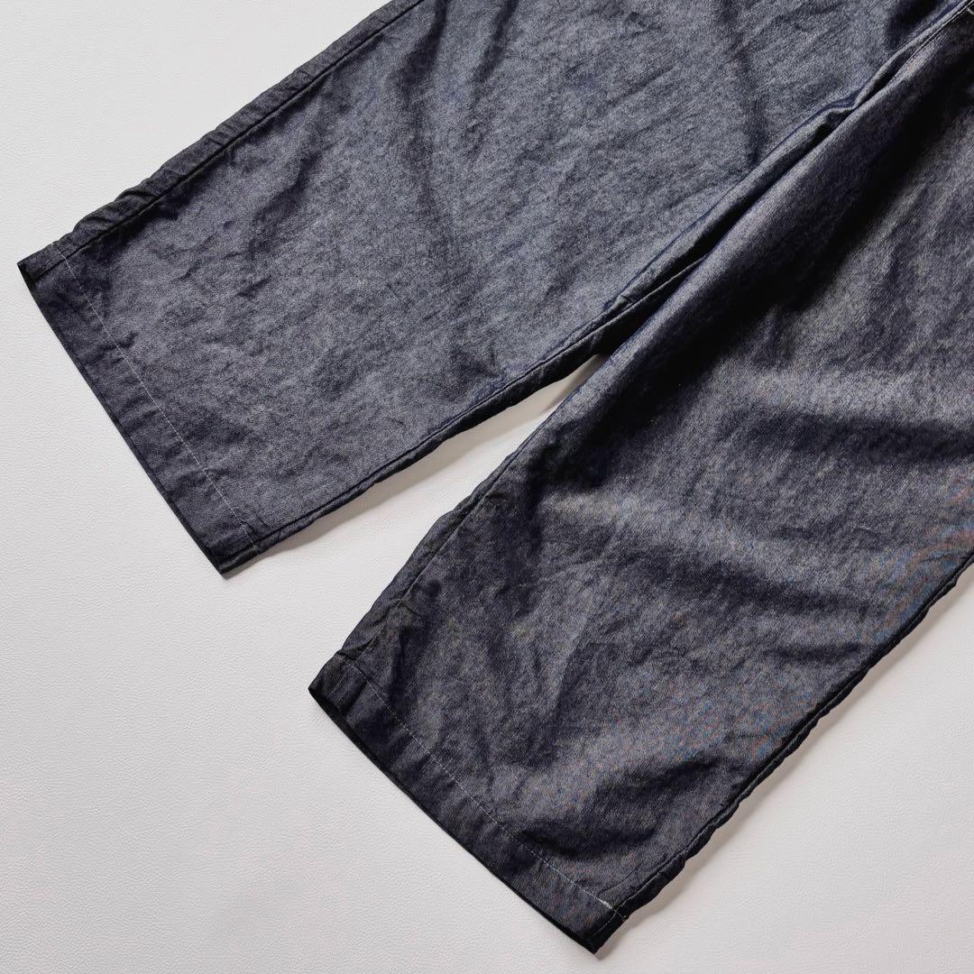 OUTIL ウティ サロペット オーバーオール コットン シルク シャンブレー