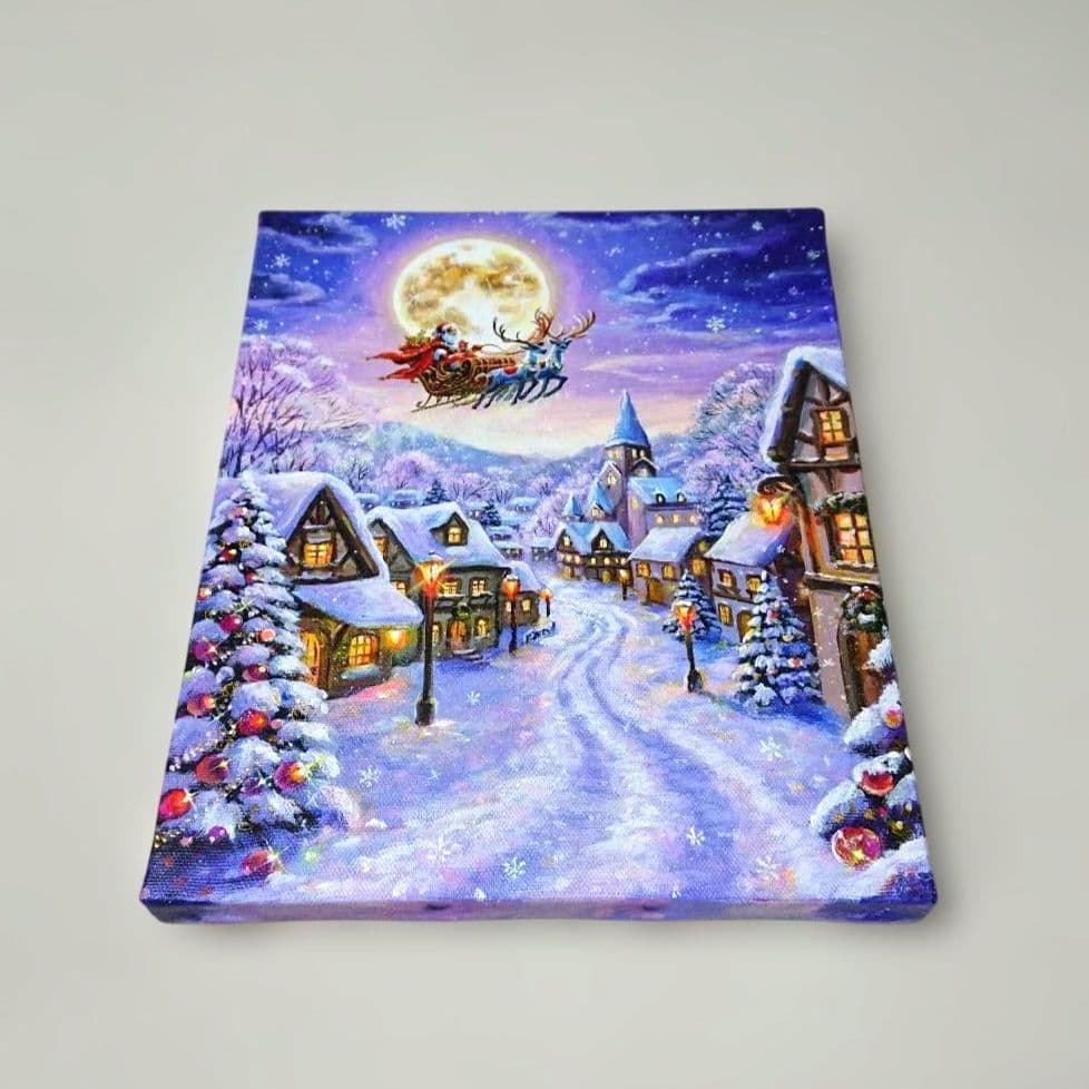 め*か様 【雪の降る日】アクリル画 F3 風景画 絵画