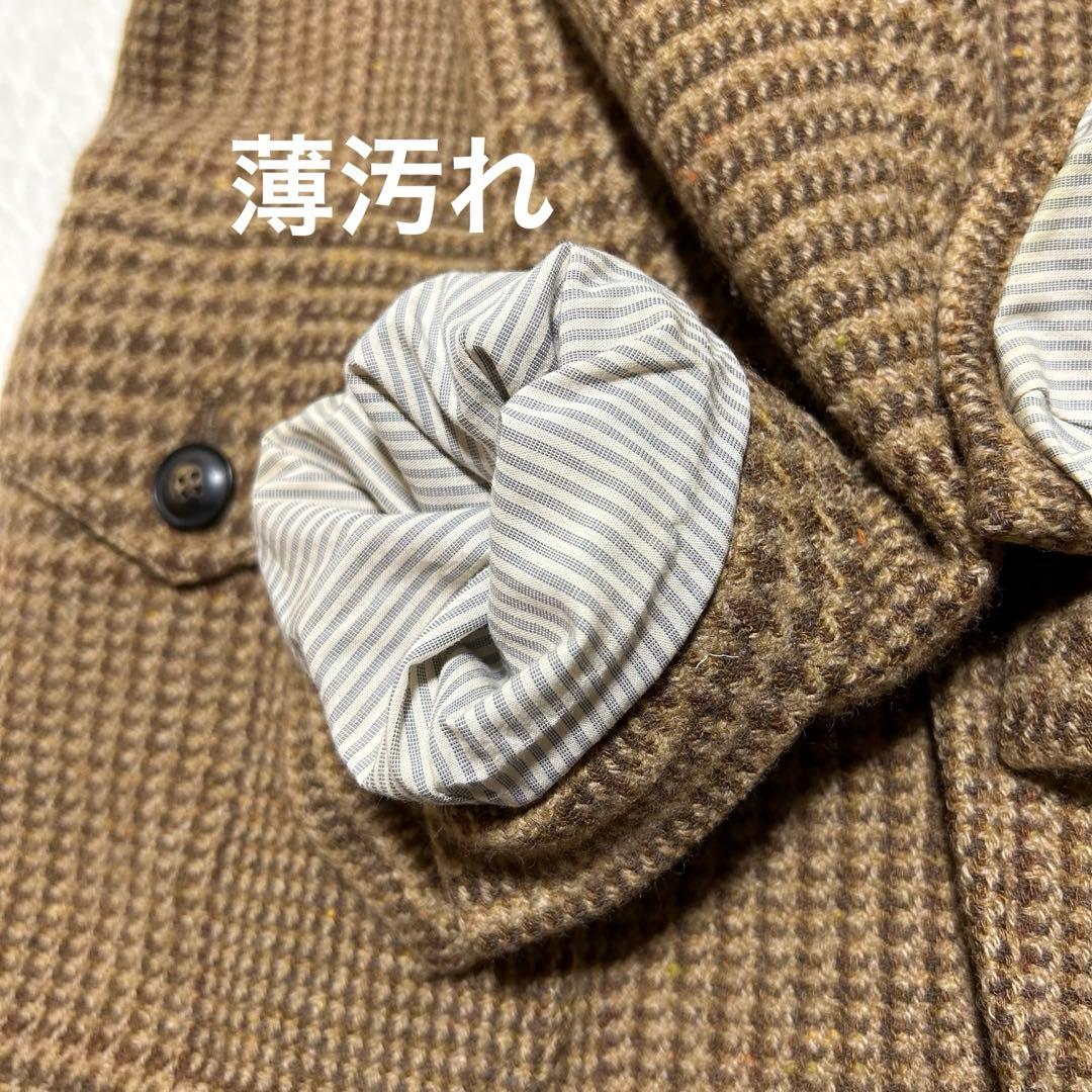 古着 ポロ バイ ラルフローレン ツイード テーラードジャケット 茶系 40