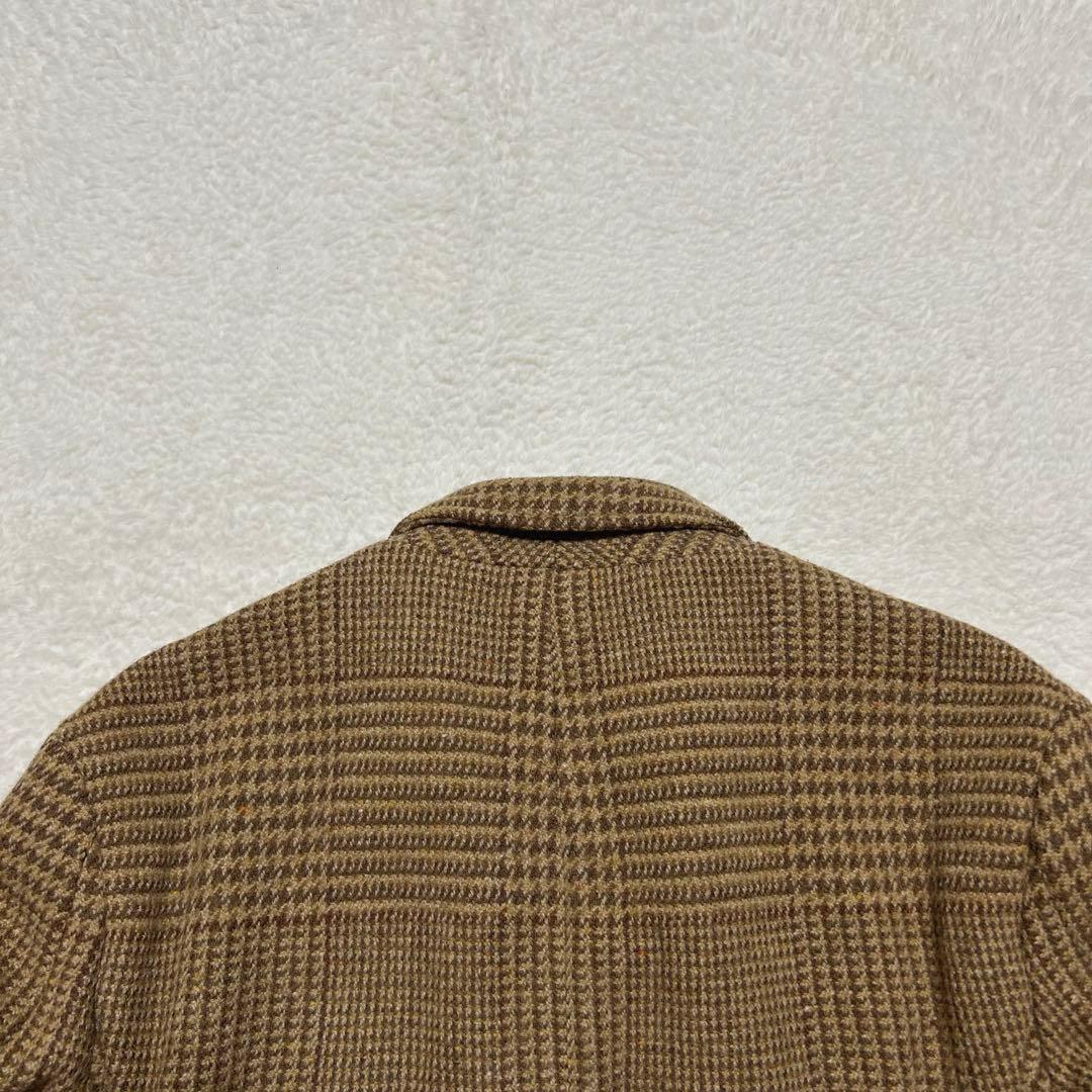古着 ポロ バイ ラルフローレン ツイード テーラードジャケット 茶系 40