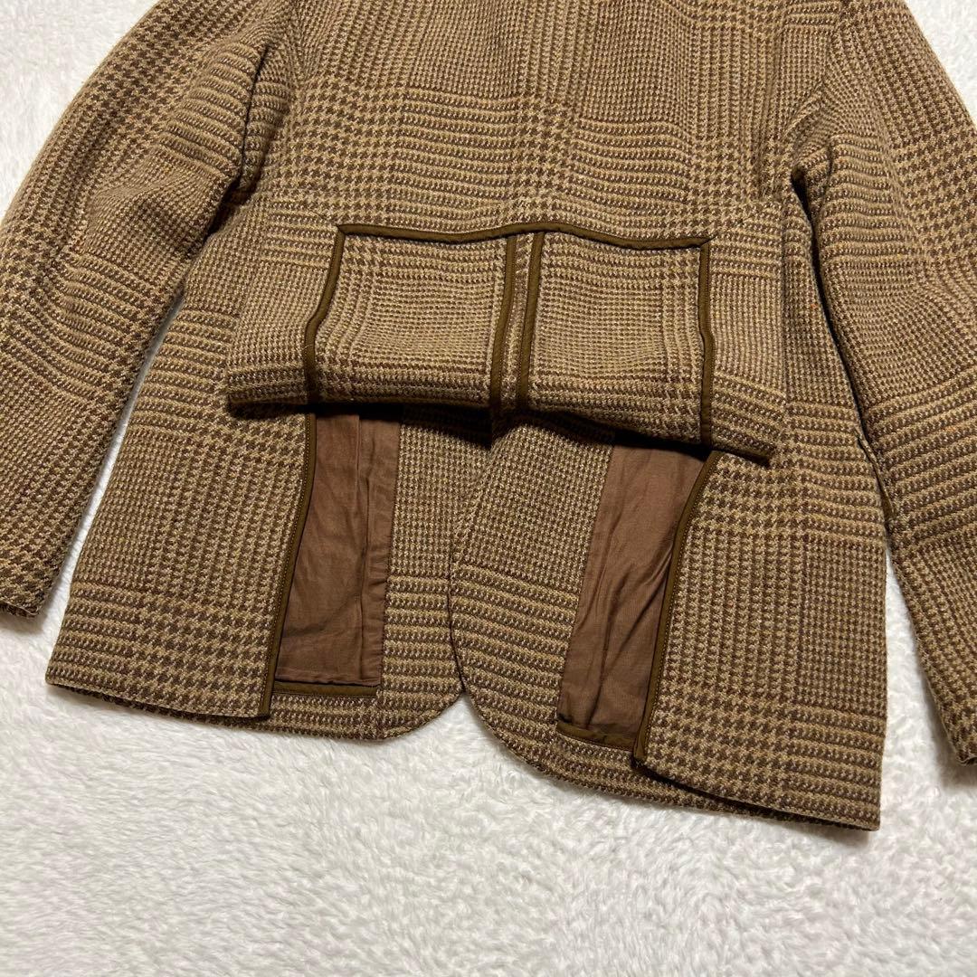 古着 ポロ バイ ラルフローレン ツイード テーラードジャケット 茶系 40