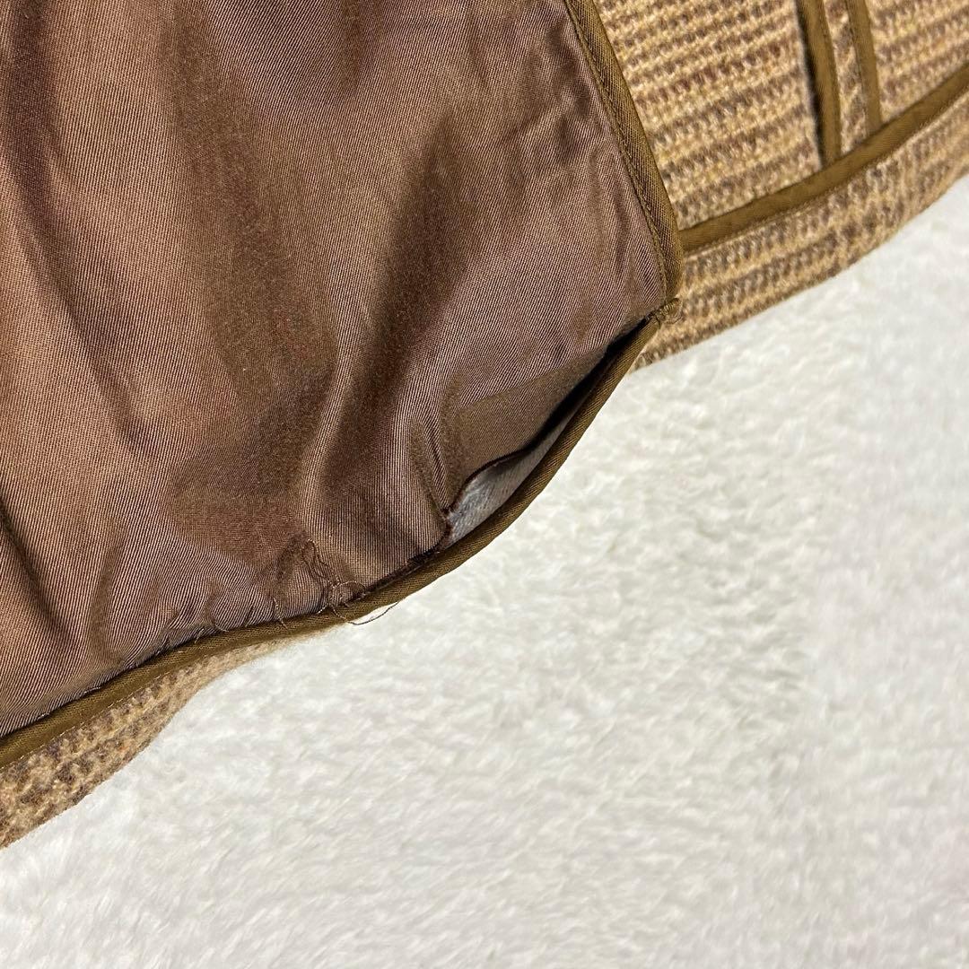 古着 ポロ バイ ラルフローレン ツイード テーラードジャケット 茶系 40