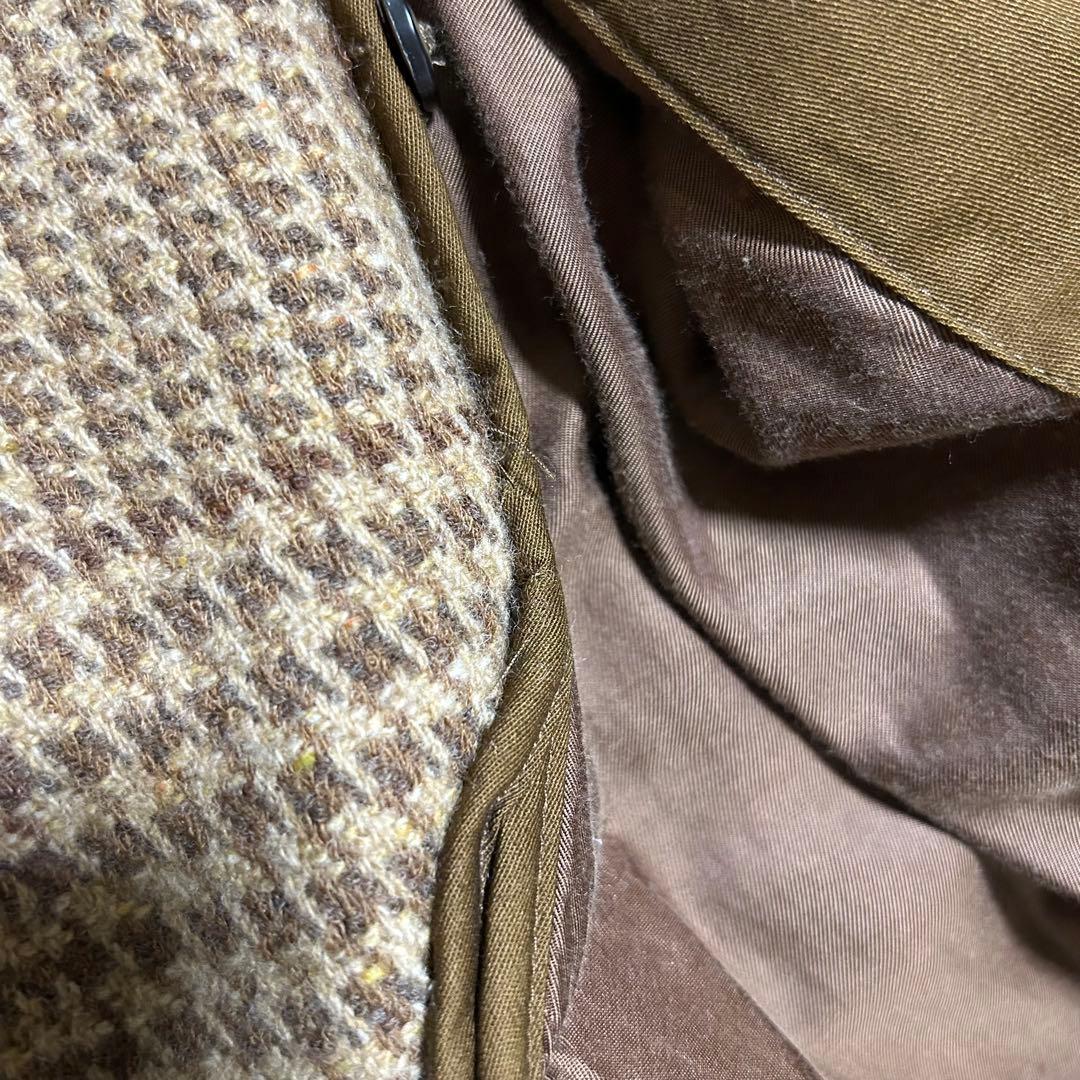 古着 ポロ バイ ラルフローレン ツイード テーラードジャケット 茶系 40