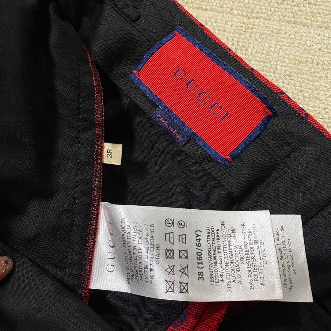 GUCCI GGパターン ショートパンツ 赤