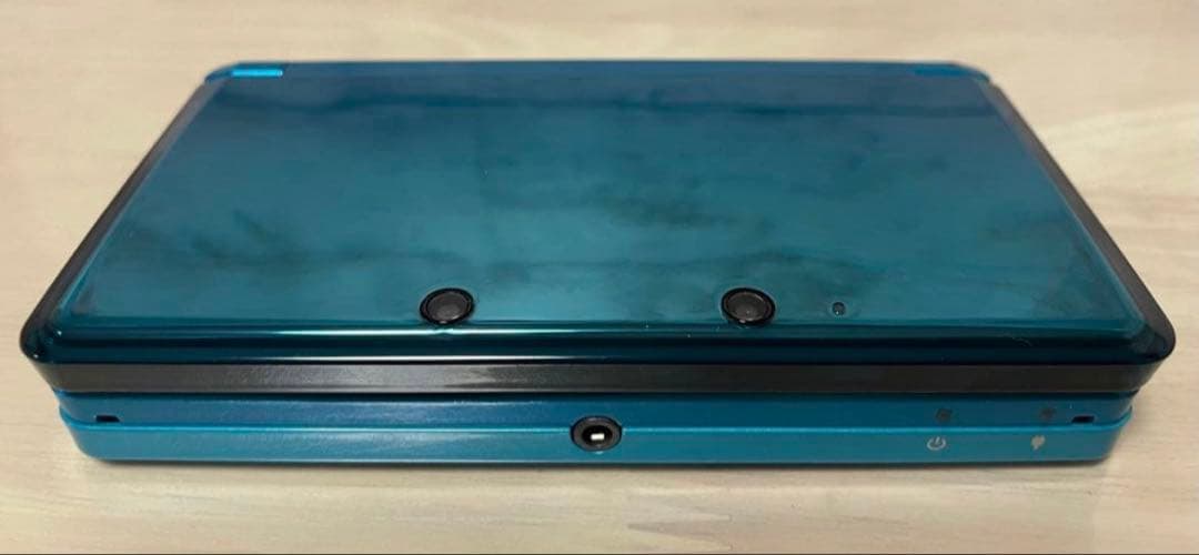 【美品】ニンテンドー 3DS アクアブルー 本体 タッチペン付き