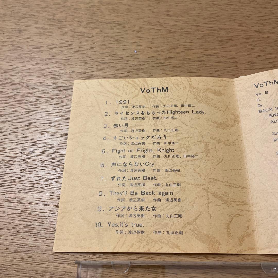 プロモ用　VoThM デビューアルバム　渡辺英樹　インディーズ