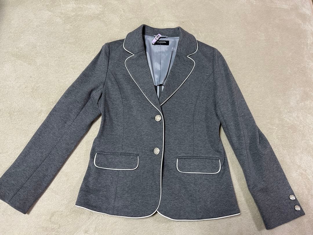 pom polenta 卒業式　入学式　発表会　受験　制服風ブレザー5点セット！