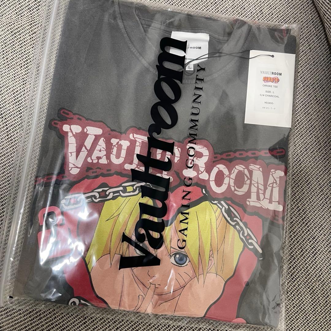 Lサイズ　vaultroom ナルト NARUTO OIROKE TEE