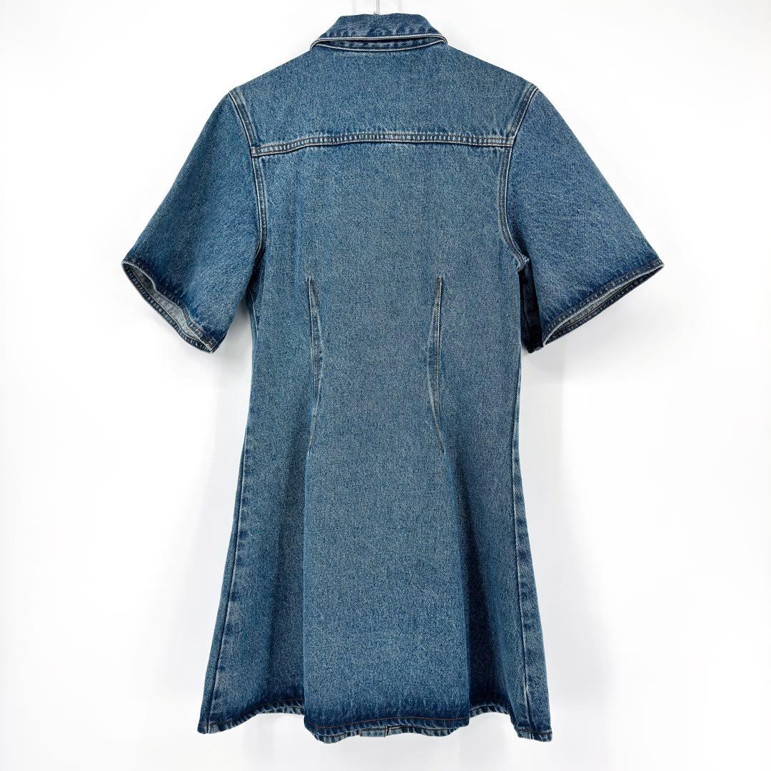 25SS 新作 ami PARIS アミパリス デニムミニワンピース M