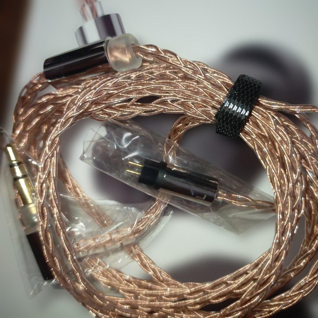 Y*i様 final a6000 付属品 単結晶銅3.5mm 2pinケーブル