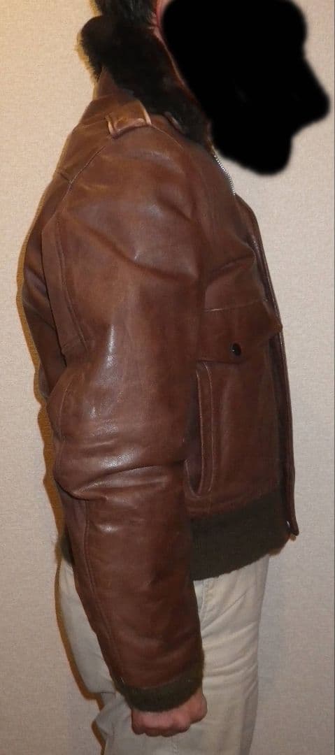 Schott G-1レザーフライトジャケット TALONジッパー