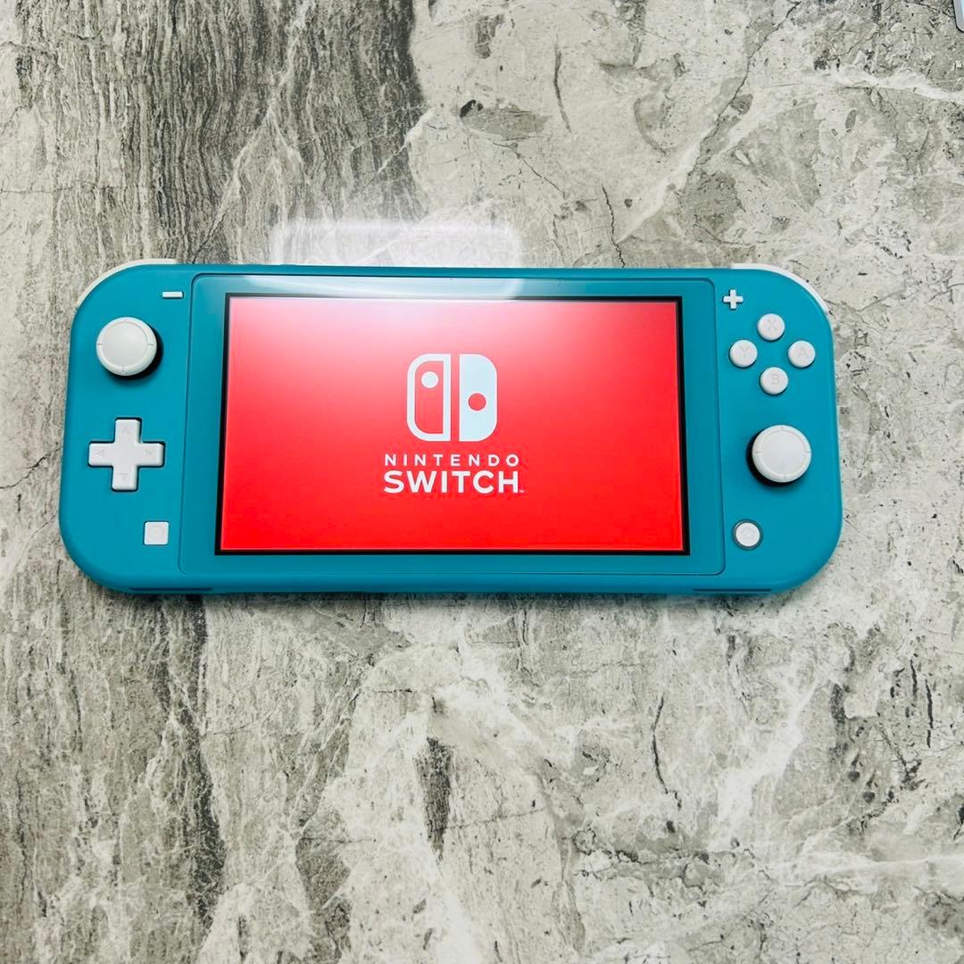 【美品】Nintendo Switch Lite ターコイズ 本体　充電器付き