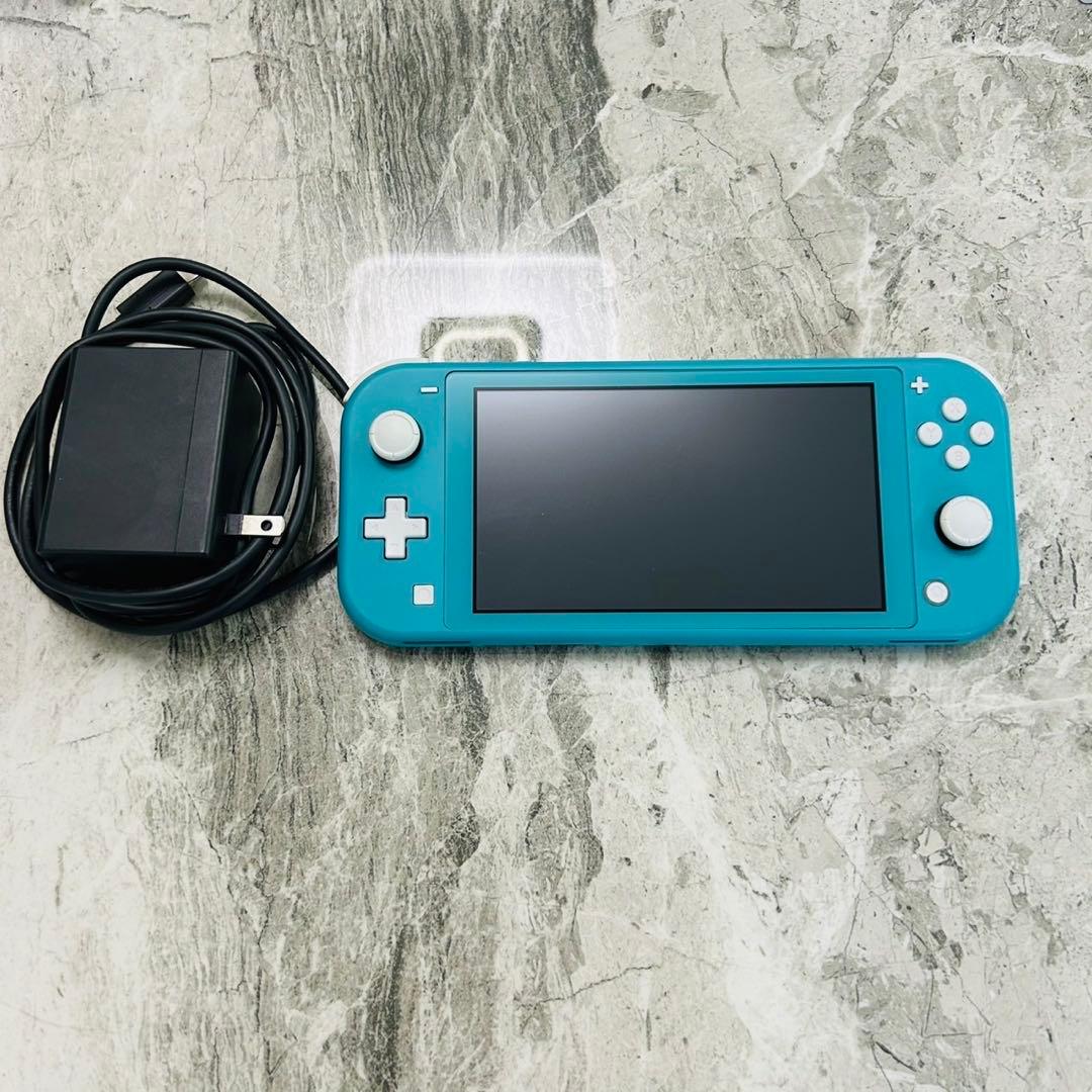 【美品】Nintendo Switch Lite ターコイズ 本体　充電器付き
