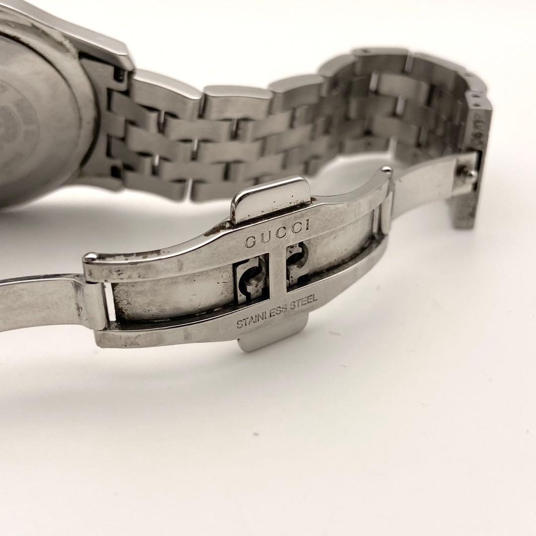 美品/稼動品● GUCCI グッチ 腕時計 5500XL ダイヤ シルバー