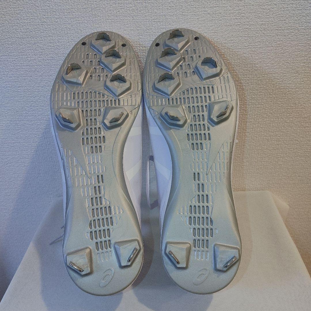 ASICS　野球　スパイク　28.0センチ ホワイト　高校野球対応