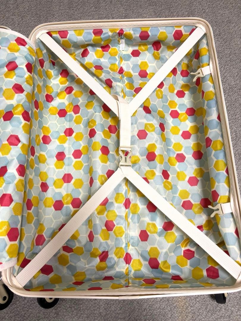 ACE HaNT mine スーツケース ハントマイン アイボリー 75L