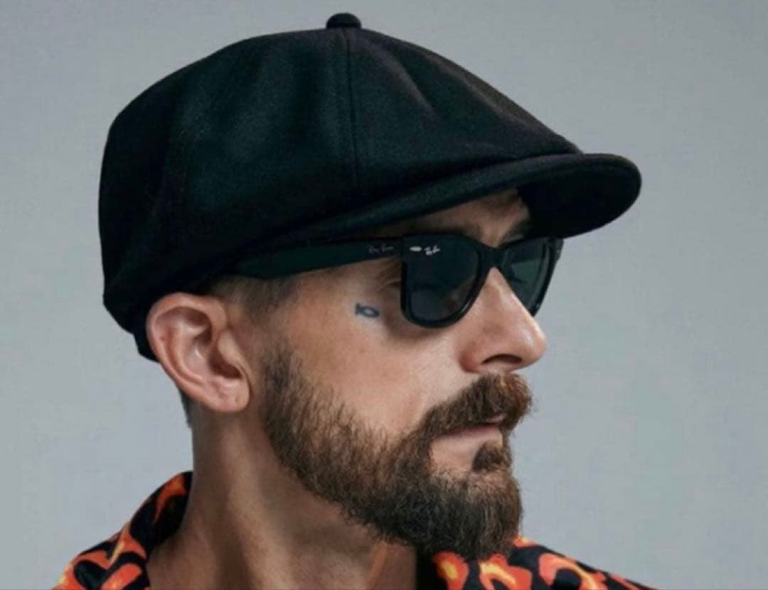 H.W. DOG & CO. ブラックキャスケット サイズ40