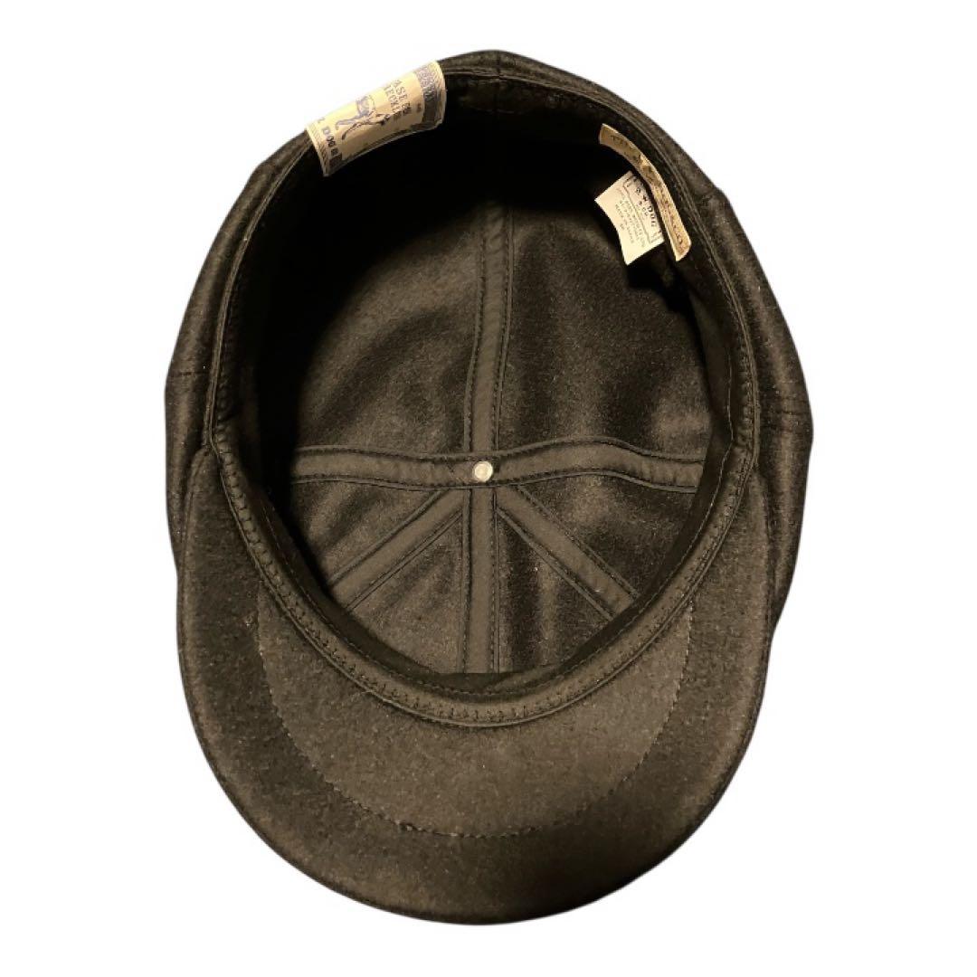 H.W. DOG & CO. ブラックキャスケット サイズ40