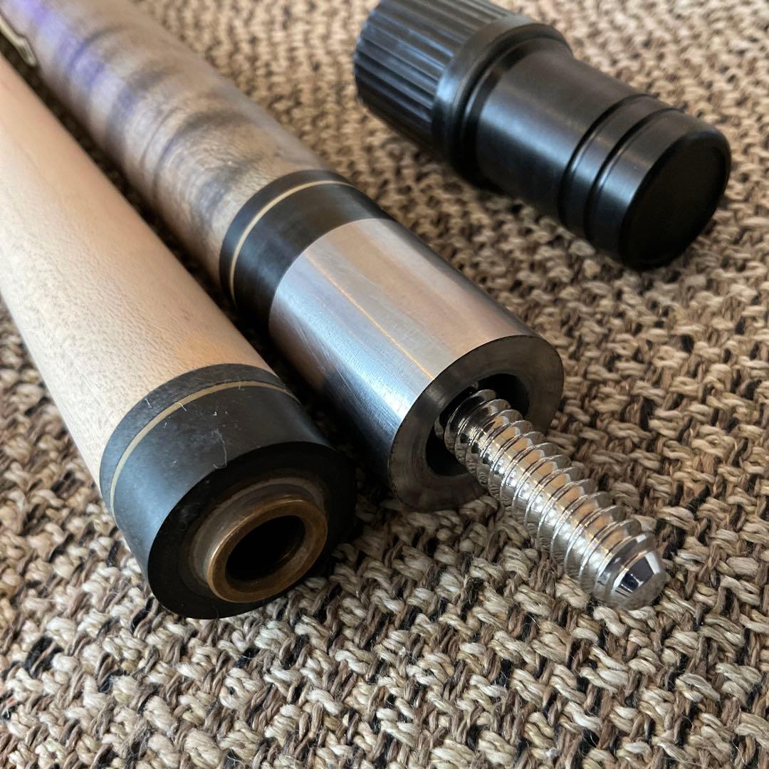 m*i様 ビリヤード　マリ キュー　Mali cue　インレイ　浮ハギ　4剣　1