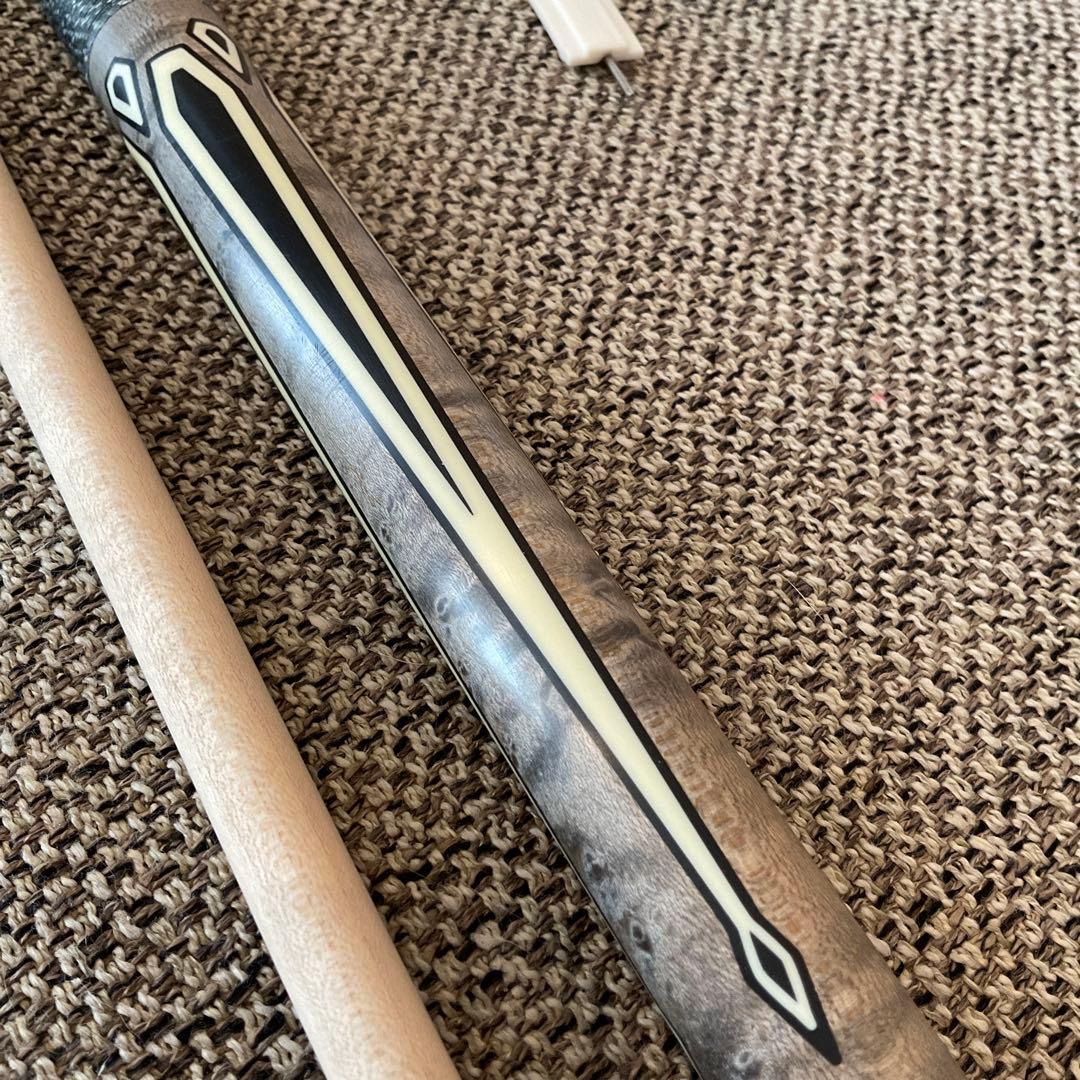 m*i様 ビリヤード　マリ キュー　Mali cue　インレイ　浮ハギ　4剣　1