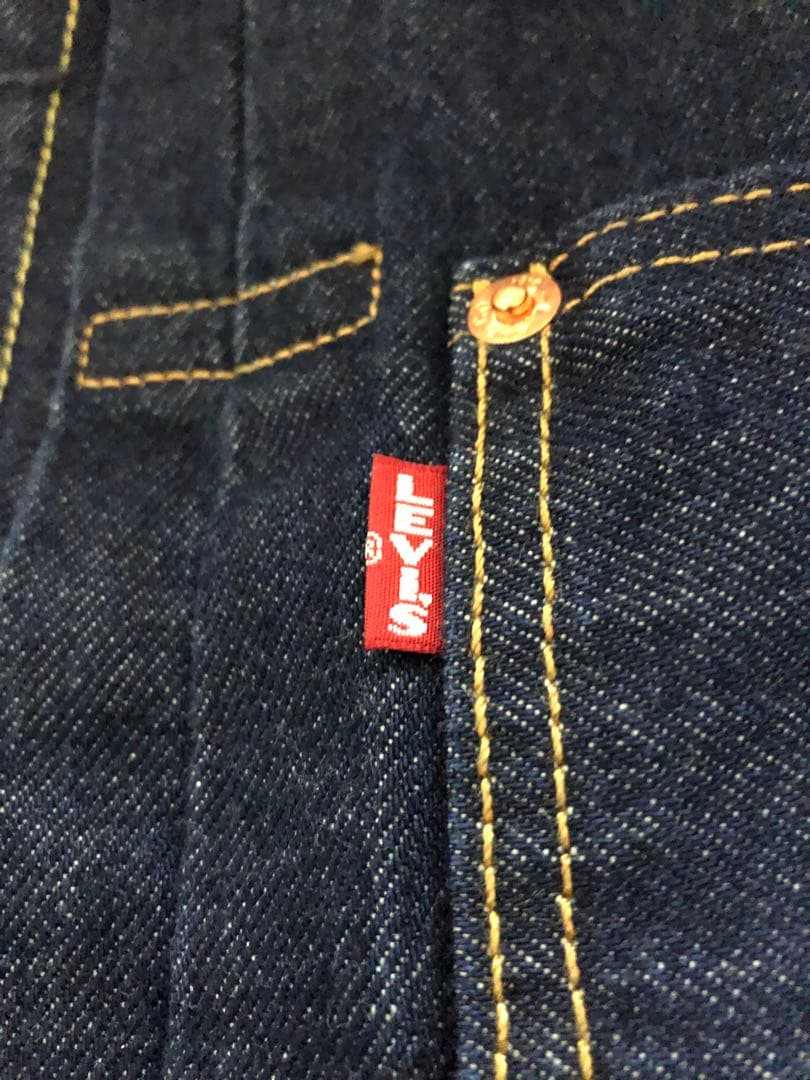 【試着のみ美品】リーバイス　タイプI  トラッカージャケット　セルビッジ　S