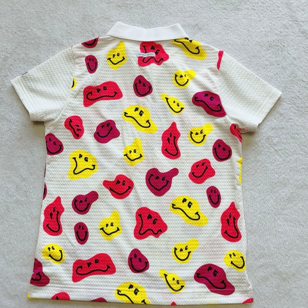 美品　近年　パーリーゲイツ　セットアップ　ニコ　スマイル　スカート ピンク