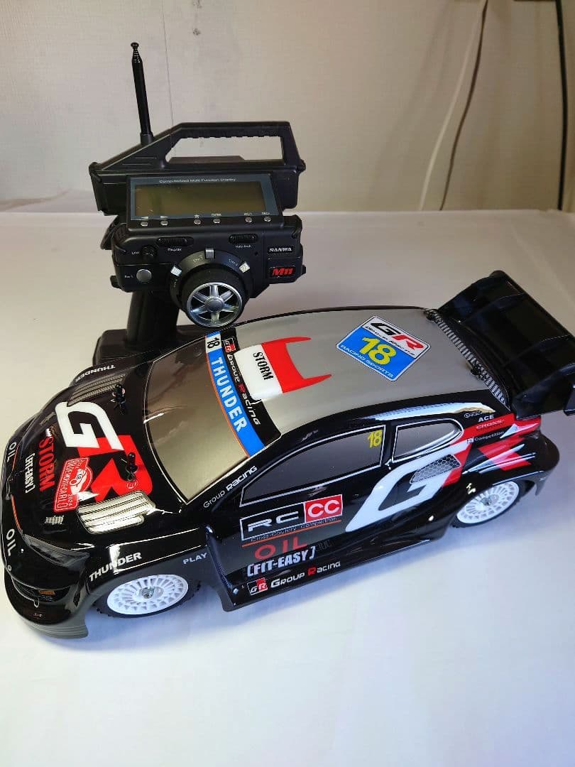 タミヤ TG10 トヨタTOYOTA GRヤリスWRCカー 送受信機付 即走行可