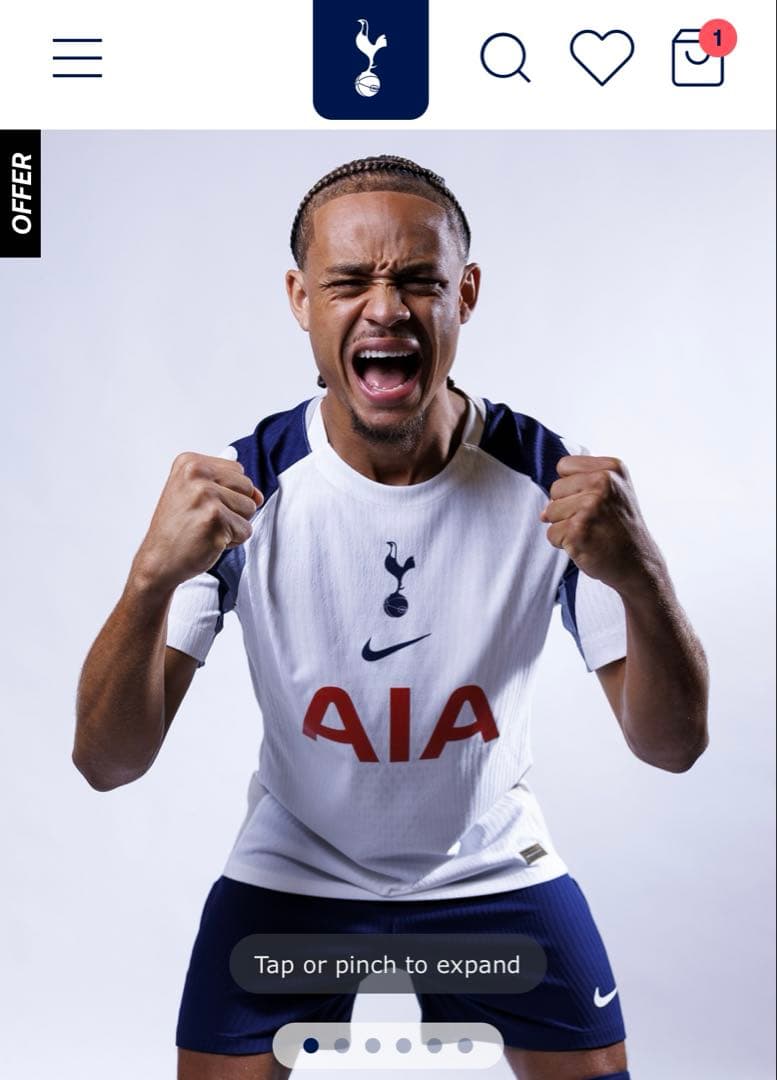 ウェア Tottenham Hotspur  Shirt 2025/26