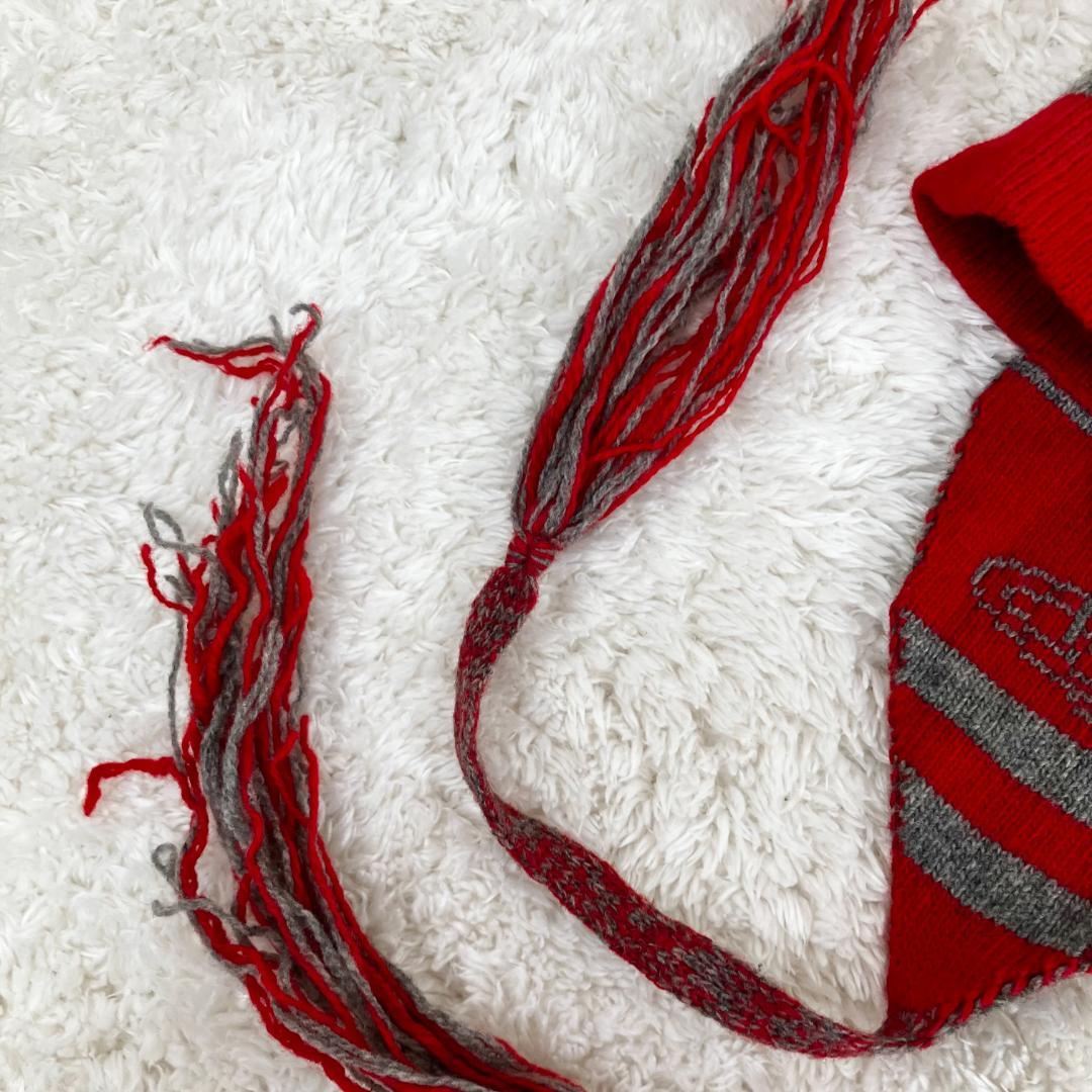 Vivienne Westwood ウール ボーダー オーブ ニットキャップ