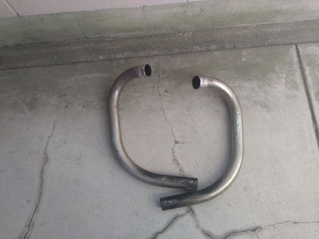 W650 EJ650A 純正エキゾーストパイプ 左右セット