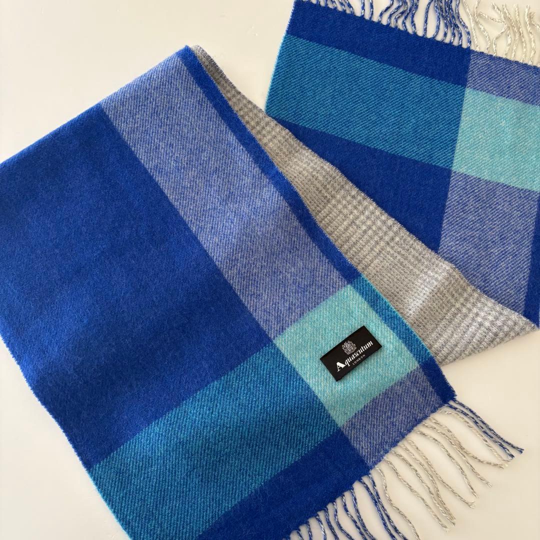 ＜ANAオリジナル＞Aquascutum アクアスキュータム　チェックマフラー