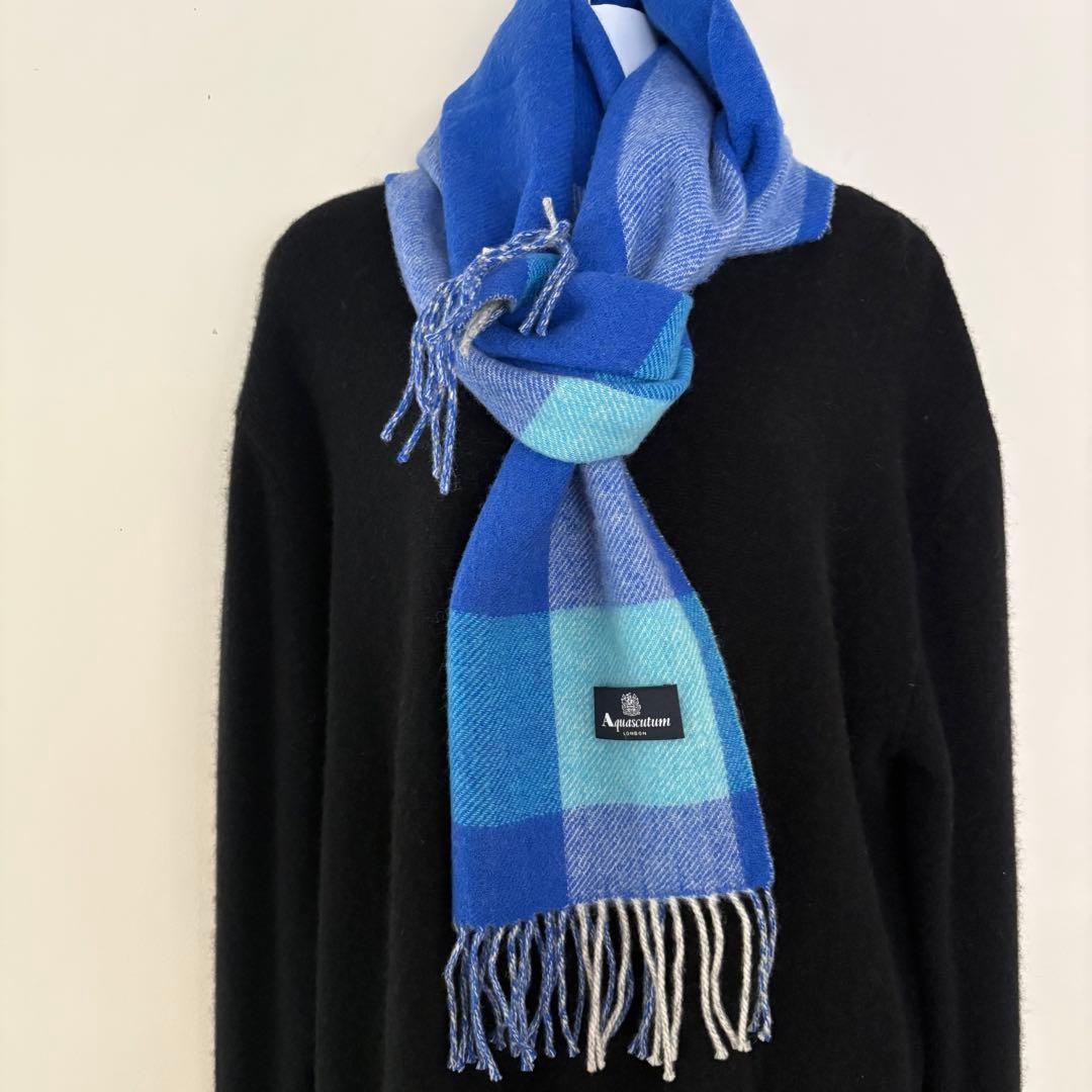 ＜ANAオリジナル＞Aquascutum アクアスキュータム　チェックマフラー