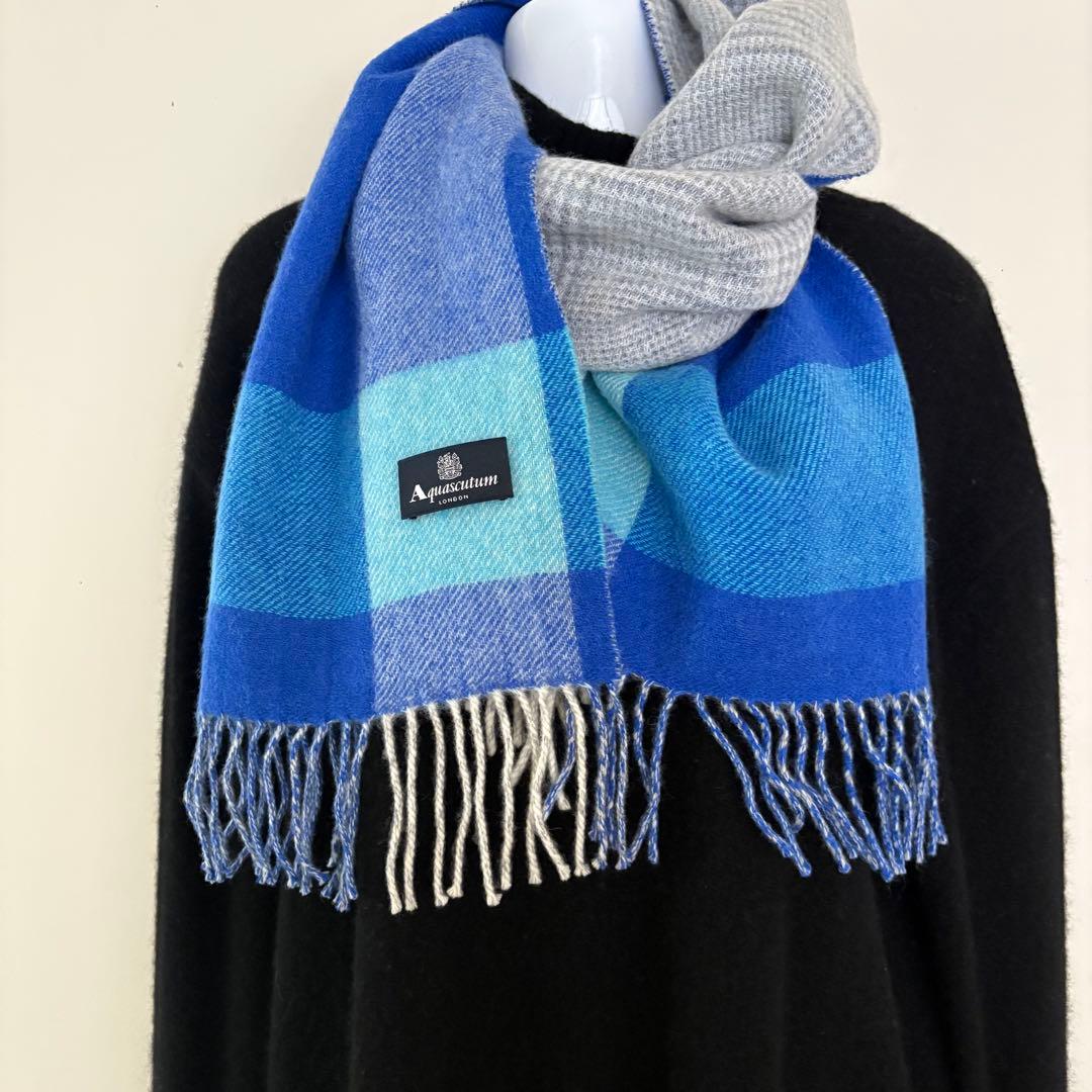 ＜ANAオリジナル＞Aquascutum アクアスキュータム　チェックマフラー