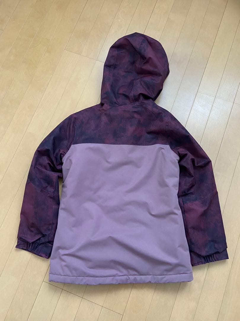 VOLCOM 子ども用スノーボードウェア 紫と茶色