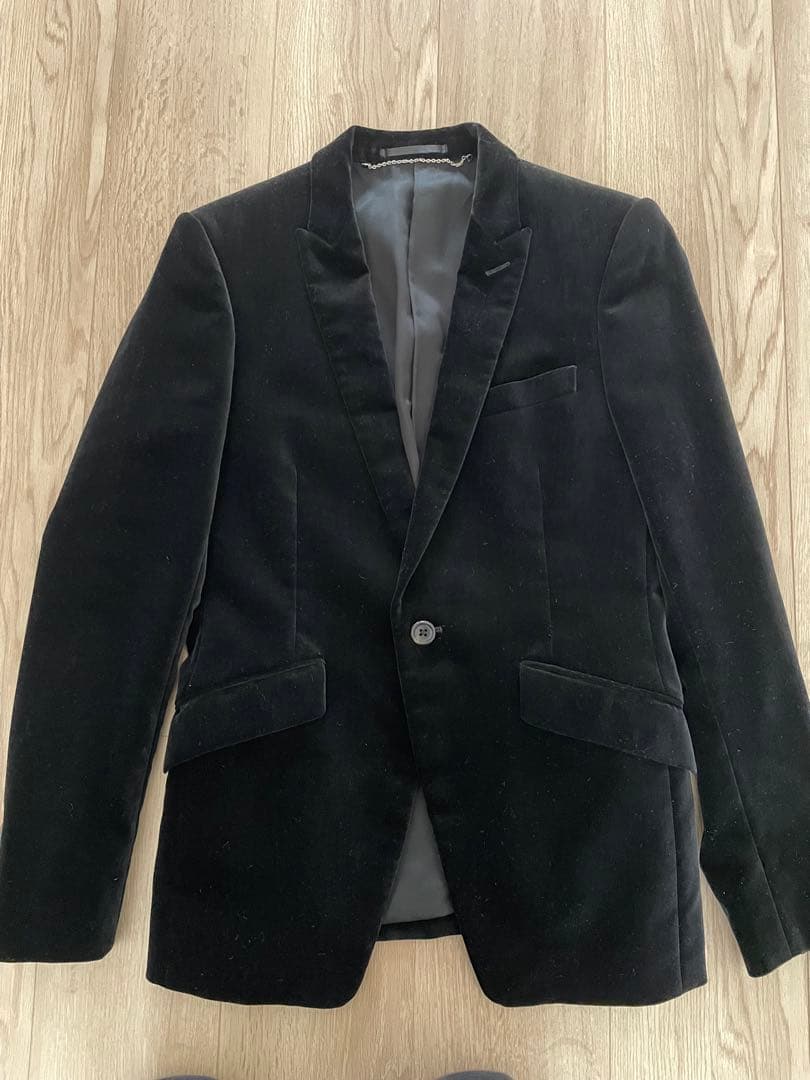 【美品】5351プールオム ベロアスーツ セットアップ サイズ1