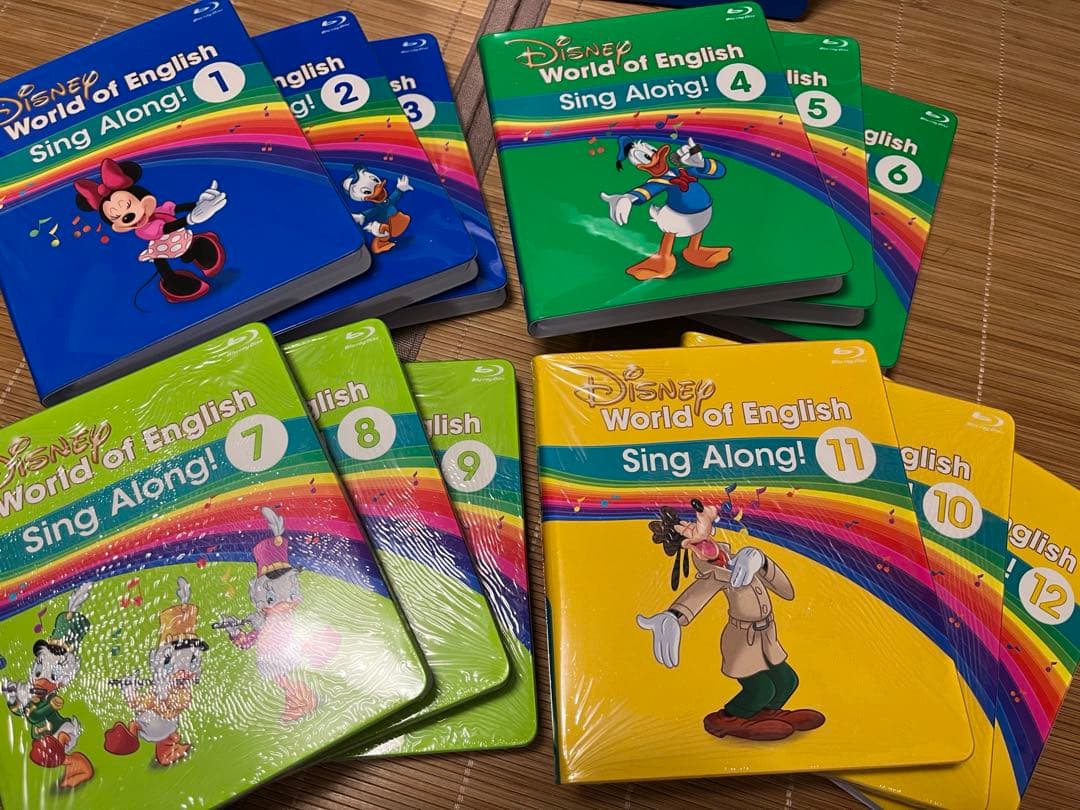 Disney World of English Sing Along12巻セット