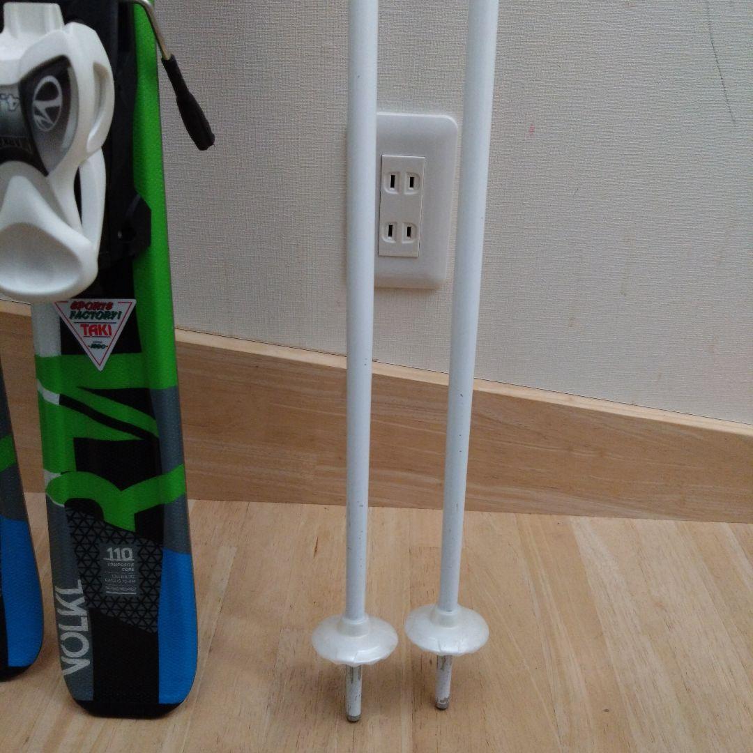 フォルクル　RTM　110　ＶＯＬＫＬ　子供用　スキー板　ストック　セット