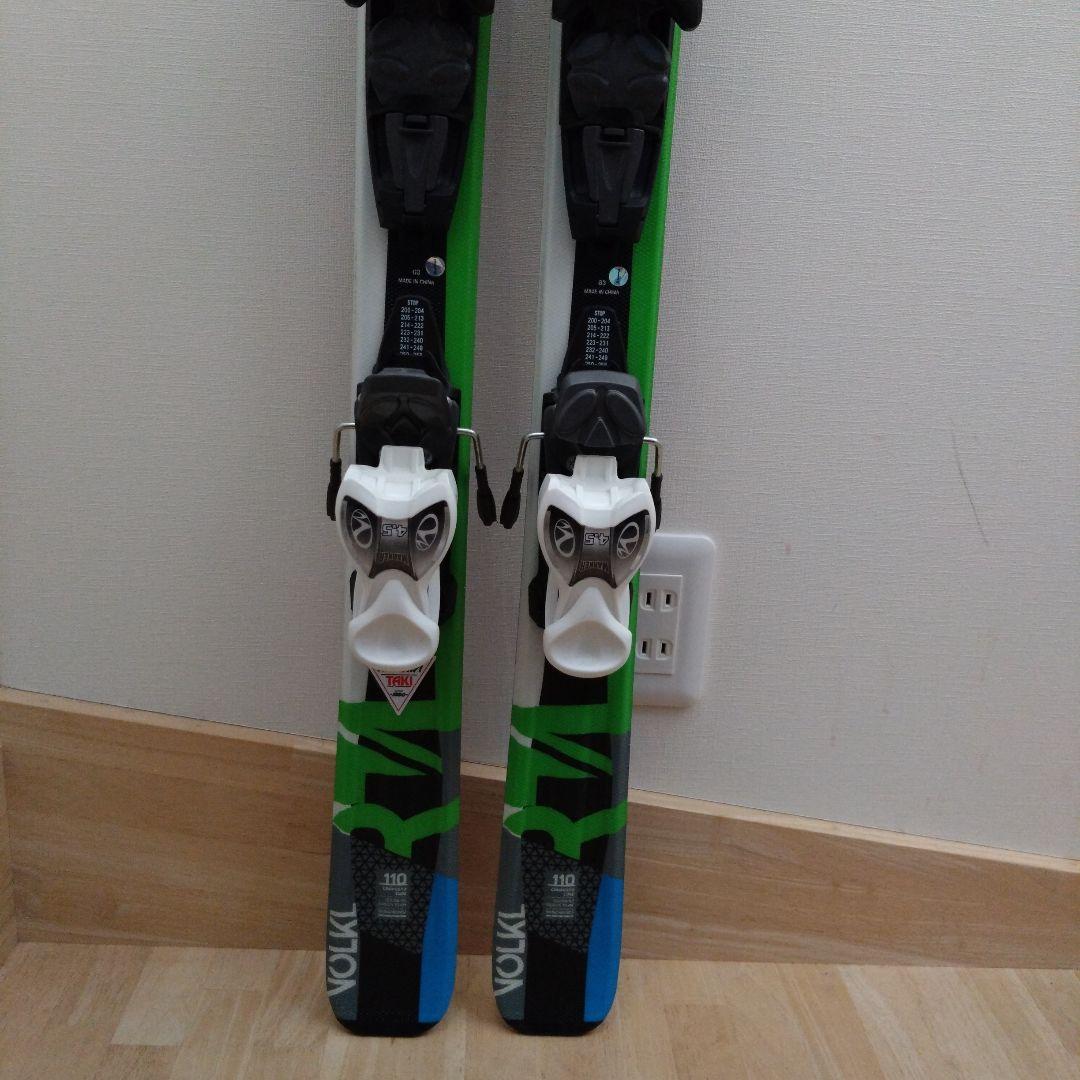 フォルクル　RTM　110　ＶＯＬＫＬ　子供用　スキー板　ストック　セット