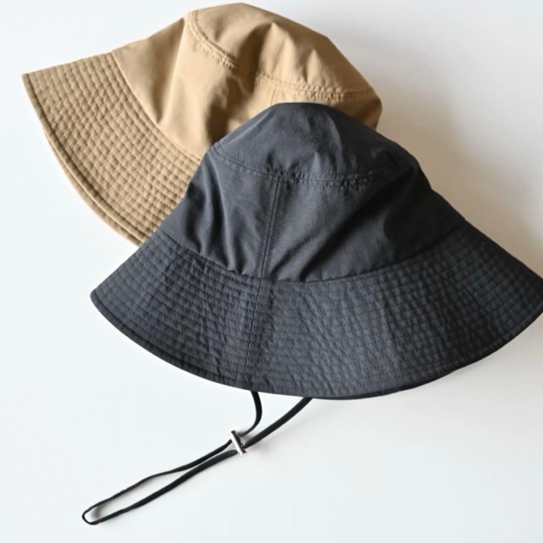 【OUR 】前後で使える2WAYバケットハット（撥水） ブラック