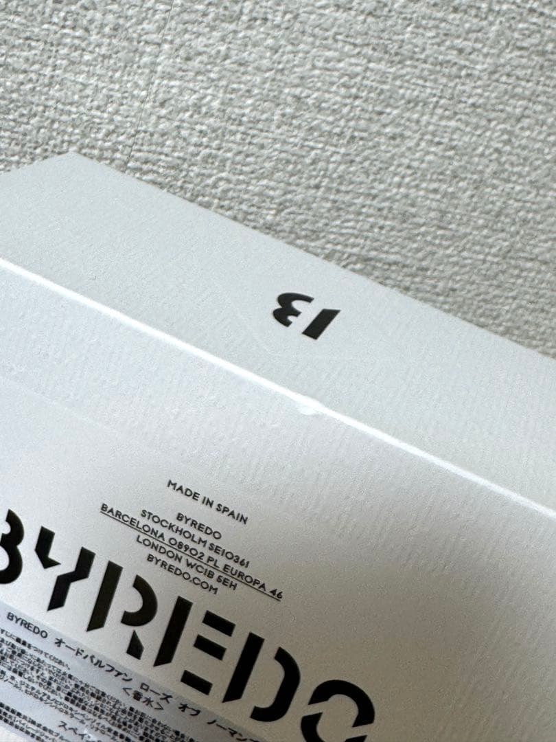 BYREDO バイレード　ローズ オブ ノーマンズ ランド　ジプシーウォーター