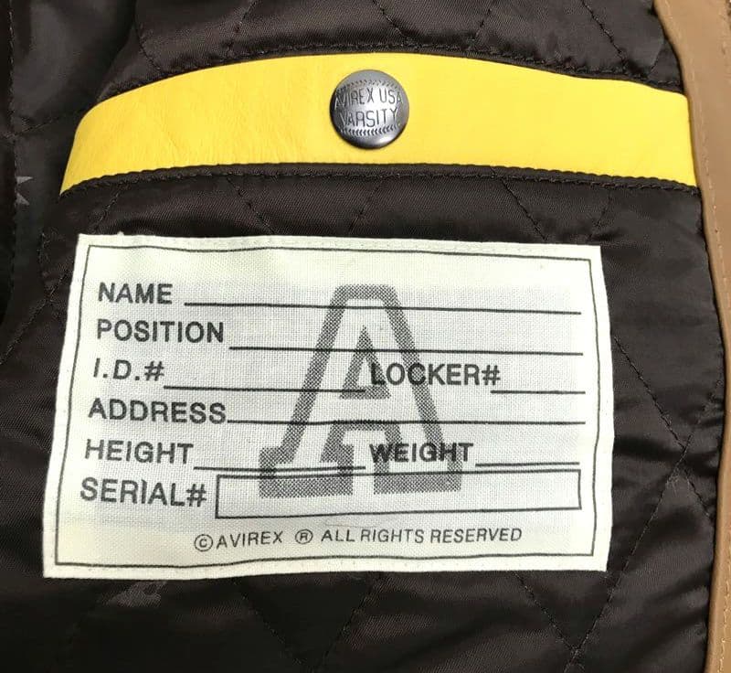 STABRIDGE×AVIREX　バーシティジャケット　69250109M03M